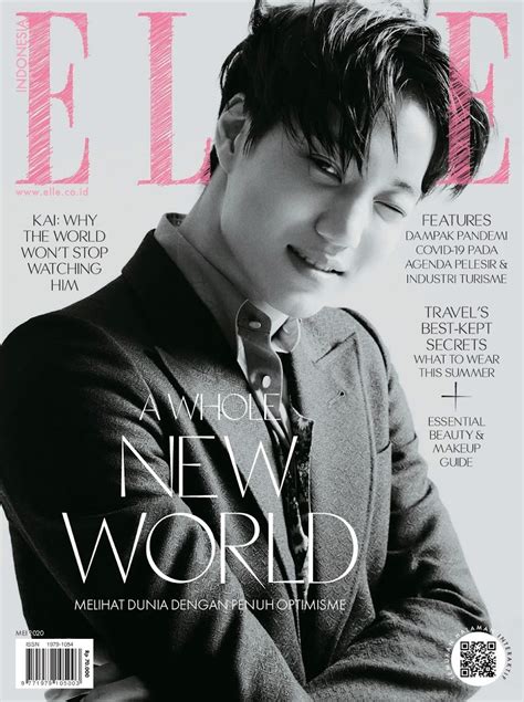 EXO's Kai Proves Why His Nickname Is "Global Fashion Icon" Taking The Cover Of Elle Magazine In ...