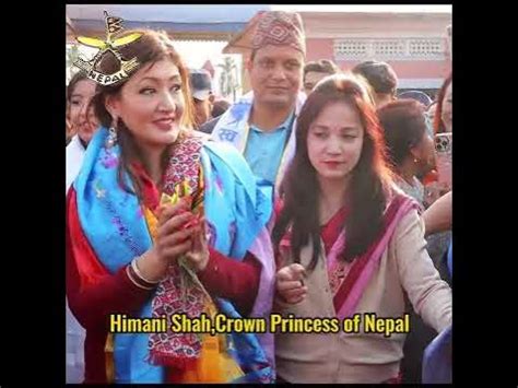 Himani Shah,Crown Princess of Nepal - YouTube