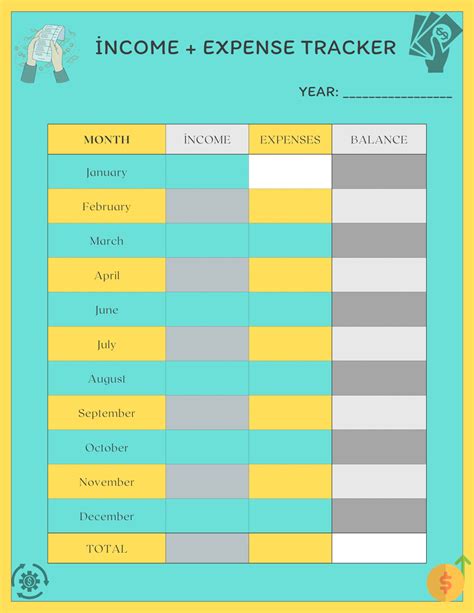 Income Tracker, Expense Tracker, Printable Tracker, İncome Expense ...