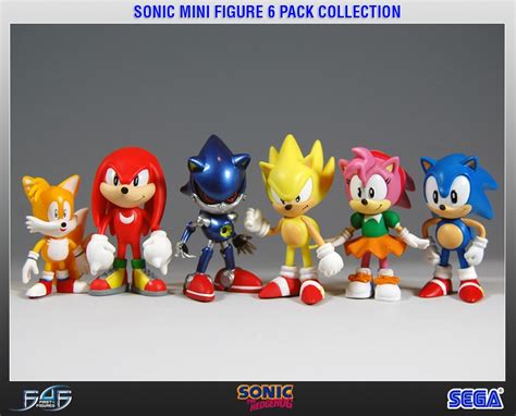 Sonic Mini Figure 6 Pack Collection