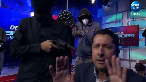 Gunmen burst into Ecuador television studio live on air | Buenos Aires ...