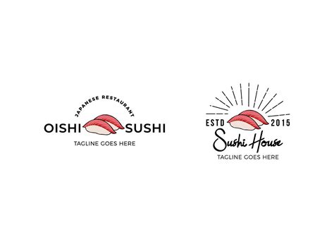 Sushi Restaurant Logo Design Template. 9521833 Vector Art at Vecteezy