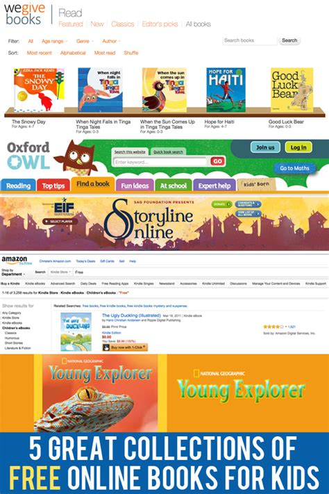 5 Great Collections of Free Online Books for Kids