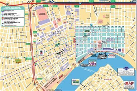 Image result for Map of French Quarter Restaurants | New orleans map, New orleans french quarter ...