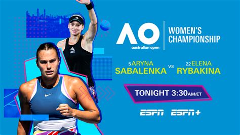 Australian Open 2023 Women’s Championship LIVE Tonight on ESPN, ESPN Deportes and ESPN+ - ESPN ...