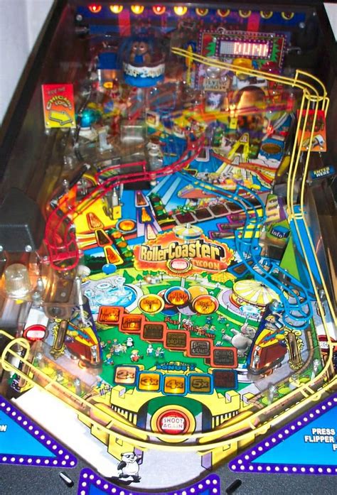 Rollercoaster Tycoon Pinball Machine | Liberty Games