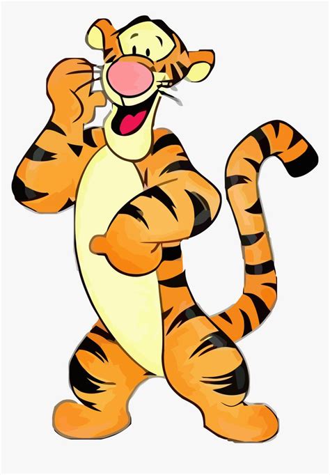 a cartoon tiger with its mouth open and tongue out