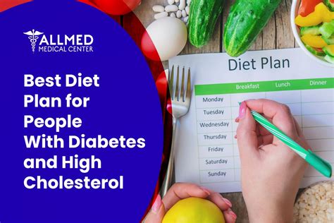 Best Diet Plan for People With Diabetes and High Cholesterol.