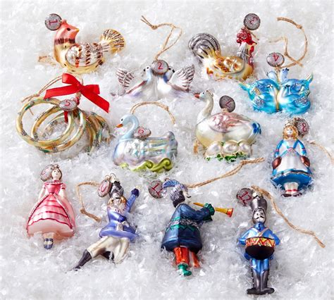 12 Days Of Christmas Ornament Set | Pottery Barn