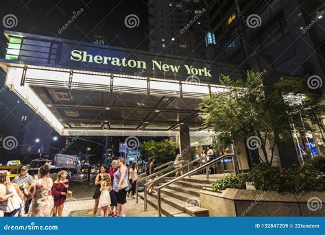 Sheraton New York Times Square Hotel in New York, USA Editorial Stock ...