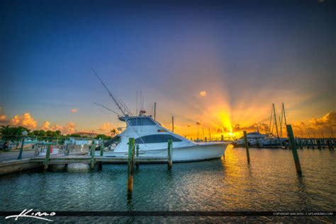 Fort Pierce Marina Sunset Yacht | HDR Photography by Captain Kimo