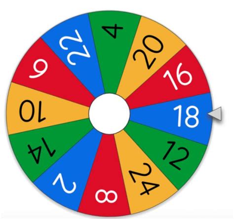 Color Wheel Spinner Online For Kids