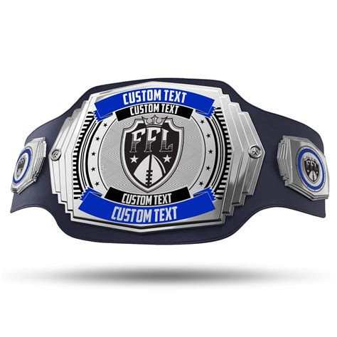 Custom Fantasy Football Championship Belt - 6lb Title Belts | TrophySmack - TrophySmack