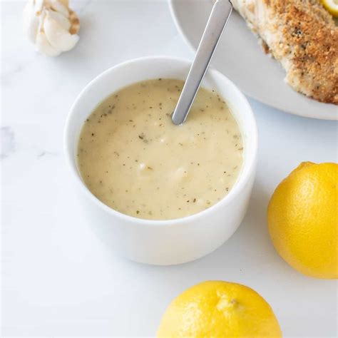 Lemon Garlic Sauce (15-Minute Recipe) | Hint of Healthy