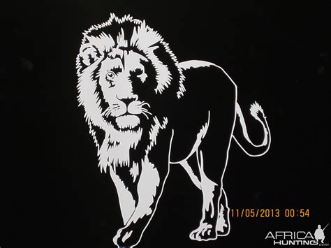 Lion Decal Stickers | AfricaHunting.com