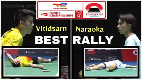 Best Rally : Kodai NARAOKA - Kunlavut VITIDSARN | Badminton World ...