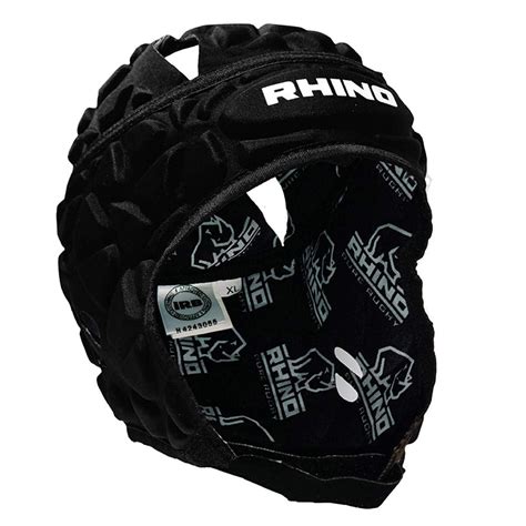 Rhino Rugby Force Field Pro Rugby Headgear - Black - Walmart.com ...