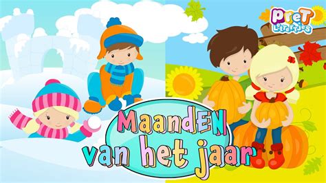 Maanden van het Jaar | Kleuters leren de twaalf maanden in het ...