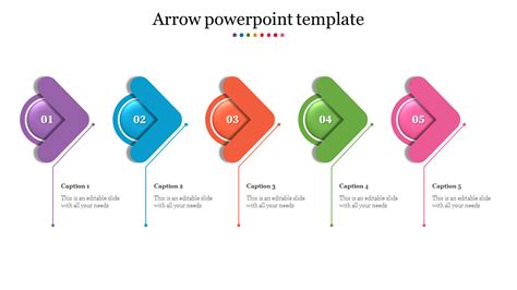 Ready To Use Arrow PowerPoint Template Presentation