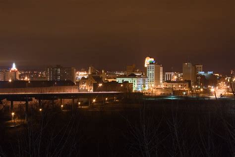 Downtown Youngstown Skyline at Night | It's hard to get a go… | Flickr