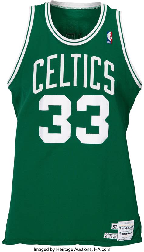 1987-88 Larry Bird Game Worn Boston Celtics Jersey, MEARS A8. ... | Lot ...