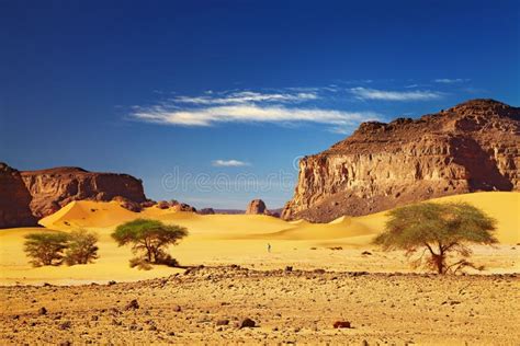 Sahara Desert, Tadrart, Algeria Stock Image - Image of heat, cliff: 17772651