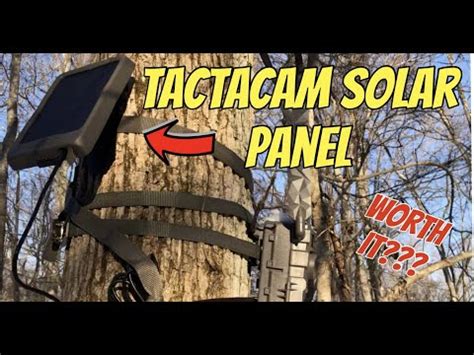 Tactacam Reveal External Solar Panel Unboxing and Review - YouTube