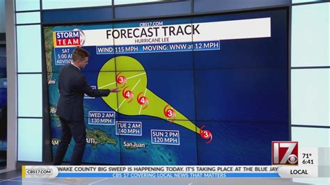 Saturday Morning Hurricane Lee Forecast Track Update