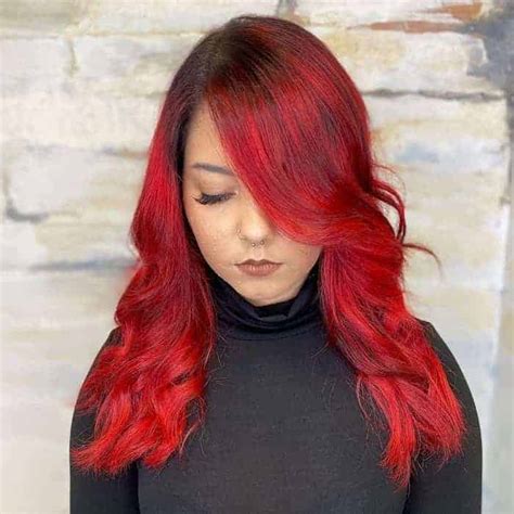 Flame Red Hair Color