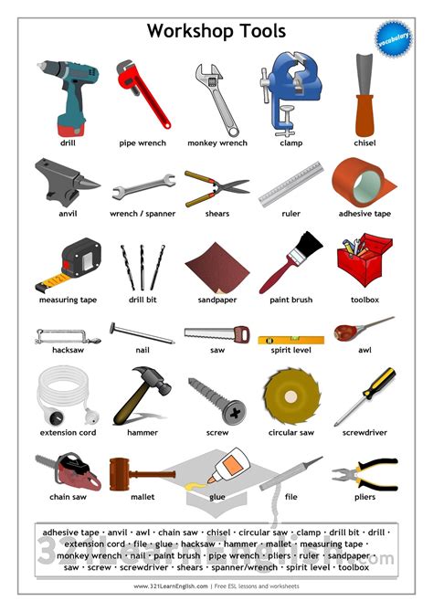 321 Learn English.com: Workshop Tools