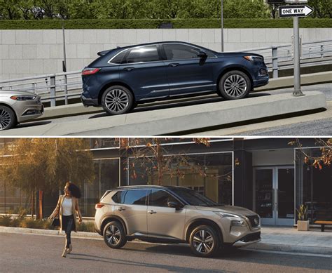 Ford Edge Vs. Nissan Rogue Comparison & Review