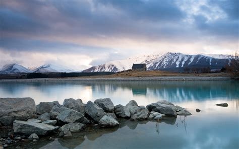 Winter lake tekapo-HDR Photo HD Wallpaper Preview | 10wallpaper.com