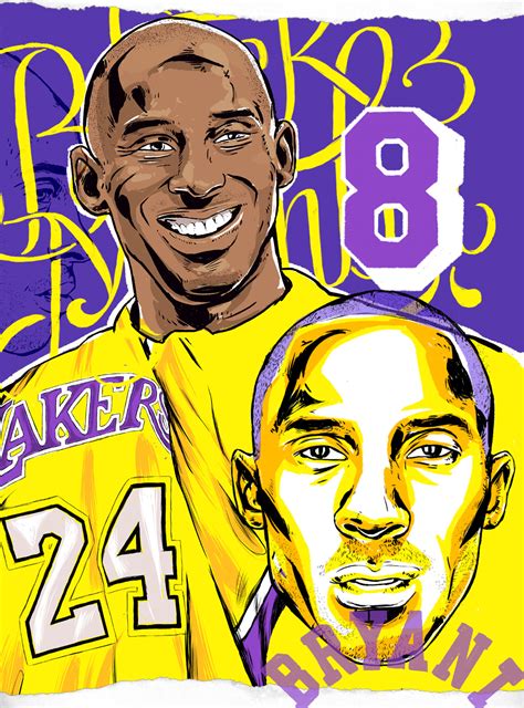 Kobe Bryant Tribute Illustration on Behance