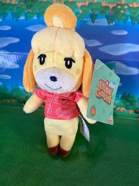 ANIMAL CROSSING ISABELLE Plush Soft Toy With Clip New Horizons Simba Figure NEW £8.99 - PicClick UK
