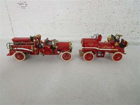 6 - Matchbox Models Of Yesteryear Fire Trucks - Oberman Auctions