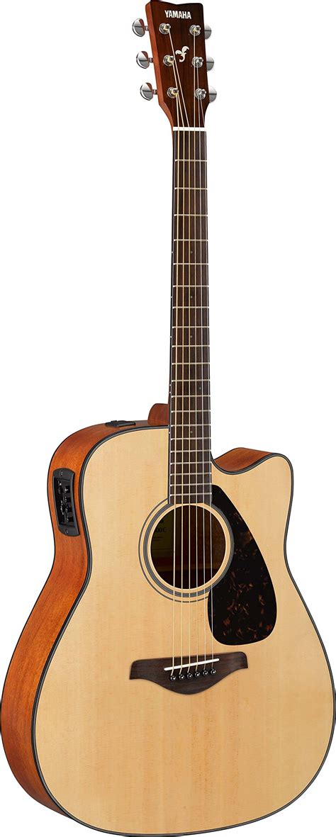 Yamaha FGX800C Solid Top Cutaway Acoustic-Electric Guitar- Buy Online in United Arab Emirates at ...