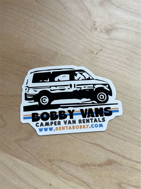 The Original Bobby Outline Sticker — BOBBY VANS