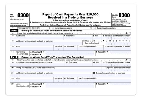 8300 Irs Form 2023 - Printable Forms Free Online