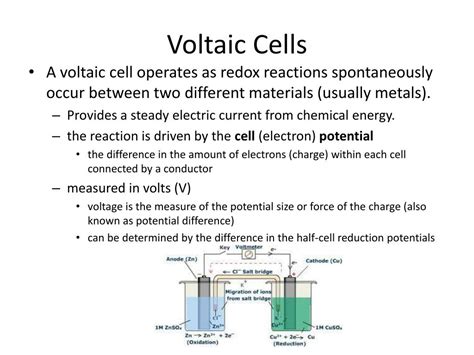 PPT - Electrochemical & Voltaic Cells PowerPoint Presentation, free ...