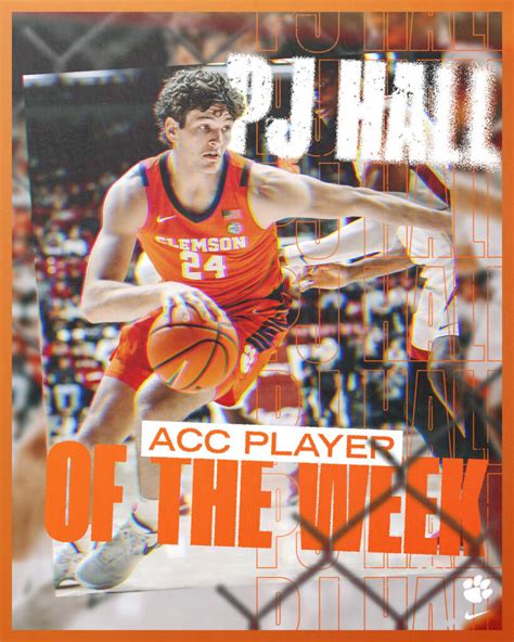 PJ Hall Earns ACC Player of the Week Honor – Clemson Tigers Official Athletics Site