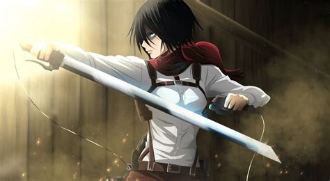 Download Mikasa Ackerman Attack On Titans 4k Wallpaper | Wallpapers.com