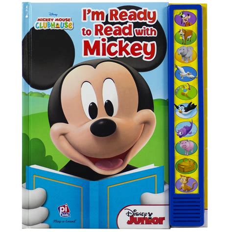 Play-A-Sound: Disney Mickey Mouse Clubhouse: I'm Ready to Read with Mickey (Hardcover) - Walmart ...