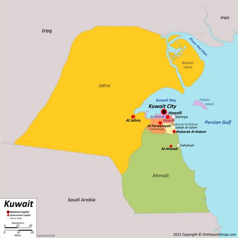 Kuwait Map | Detailed Maps of State of Kuwait