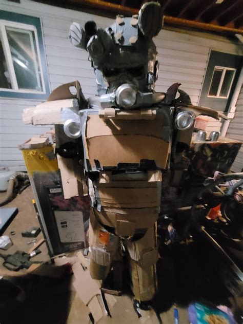 it's almost done t45 power armor : r/cardboard