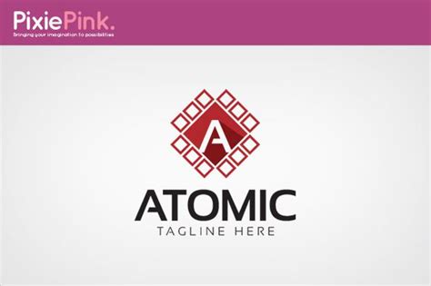 Atomic Logo Template | Logo templates, Logo inspiration vintage, Business card logo