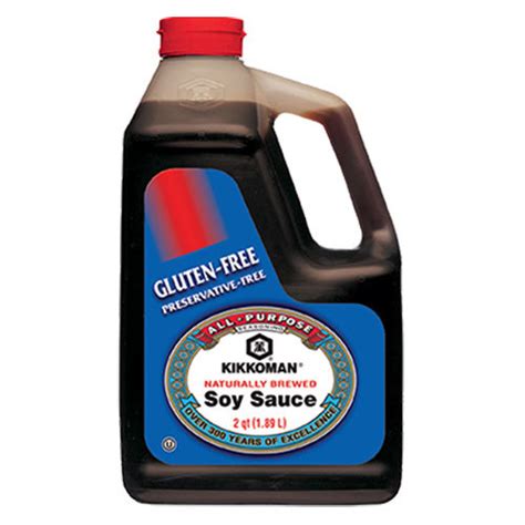 Kikkoman Gluten Free Soy Sauce - (6) .5 Gallon Containers / Case