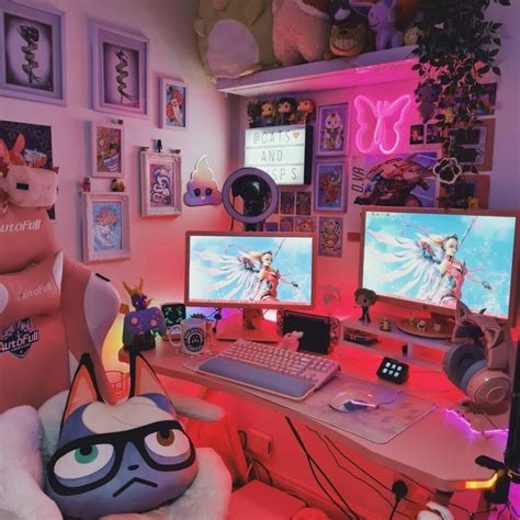 33 Pink Gaming Setup Ideas to Keep any Gamer Girl Happy | Displate Blog