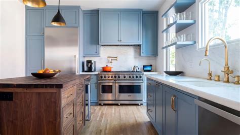 Chic Spaces That Prove Blue Kitchen Cabinets Are Here to Stay