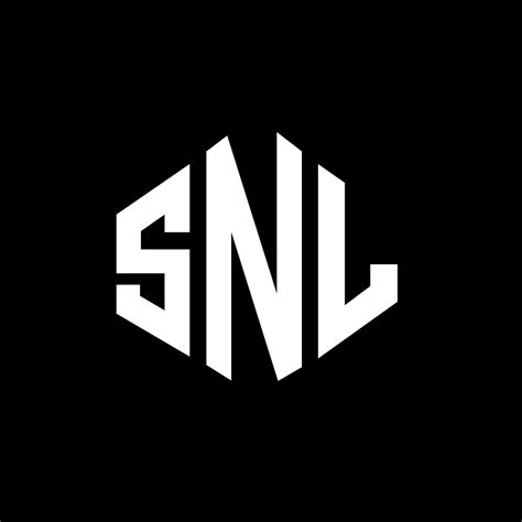 snl-Buchstaben-Logo-Design mit Polygonform. snl Logo-Design in Polygon ...