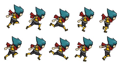 Volt sprite sheet by kwelfury on DeviantArt